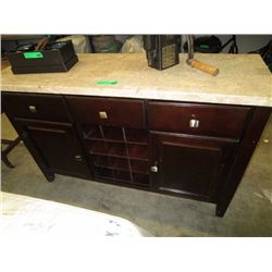 New side board with composite stone top