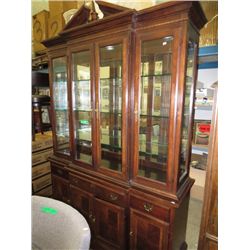 China hutch on base cupboard