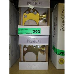 10, wall mount tooth brush holders -polished brass