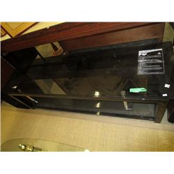 Smoked glass tv stand