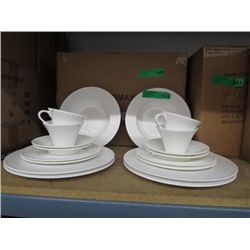 20 piece new white dish set