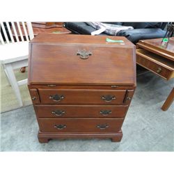 Child sized wooden secretary desk