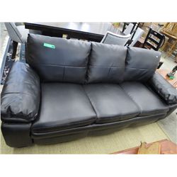 New black loveseat and sofa