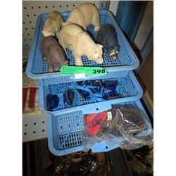 Three trays  of misc