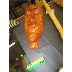 Native carving by Ken Howes