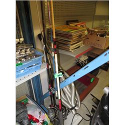 Four fishing rods