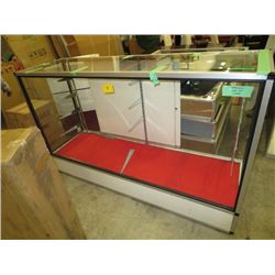 Glass display case