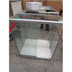 Glass display case
