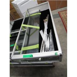 Table top glass display case