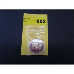 2010 gold clad Queen Elizabeth art coin