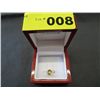 Image 1 : Citrine gemstone ring set with 8 diamonds