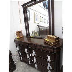 6 piece wood bedroom suite -NEW