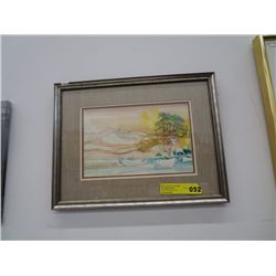 Framed original water colour