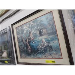 Framed art 25" x 28"