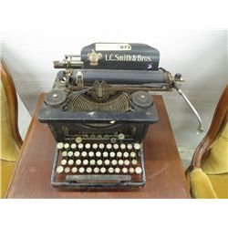 Antique manual typewriter