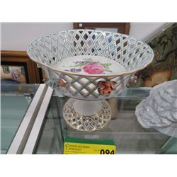 German porcelain footed bowl