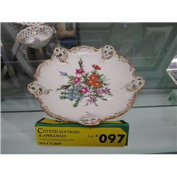 Hand painted German Rosenthal dish