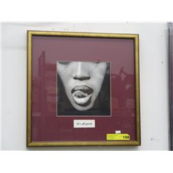 Framed & matted picture