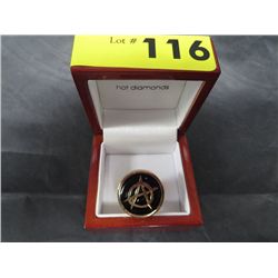Anarchy Design on Ed Hardy Biker Style Mens Ring,