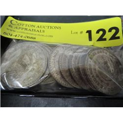 Lot of 10 Mexican Peso coins
