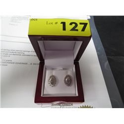 New Diamond earrings, 0.27 CTW diamonds,