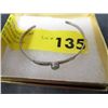 Image 1 : Vintage sterling silver turquoise bangle
