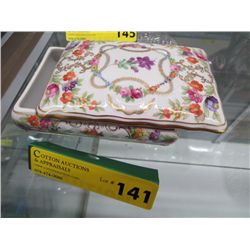 Hand Painted Schumann lidded dish