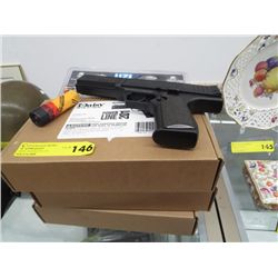Daisy spring air BB handgun. New with box. Includes targets, ammo