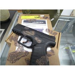 Semi-automatic BB pistol, CO2 power, 19 rounds
