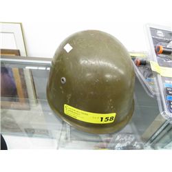 World War 2 steel army helmet with leather liner