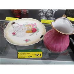 Assorted china and crystal