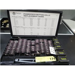 Tray of watch new watch batteries