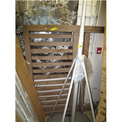 Queen size wood headboard and footboard