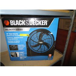 Black and Decker 16" mountable fan