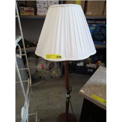 Vintage wood floor lamp