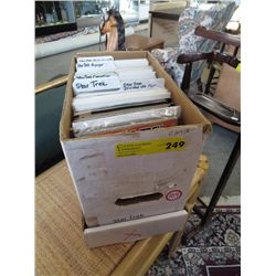 Box of collectible Star Trek  comics