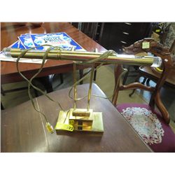 Brass desk lamp