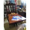 Image 1 : 6' long Table and four chairs