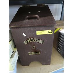 Potato and onion bin