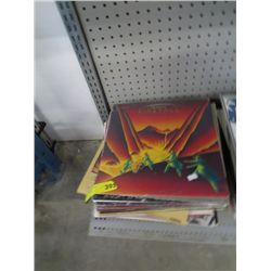 Stack of record albums