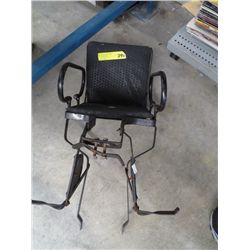 Antique child's seat for a bicycle back