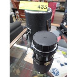 Fotomat telephoto lens, in case