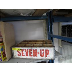 Vintage wooden 7-Up crate