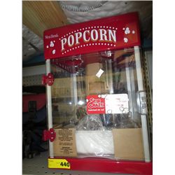 Popcorn machine, new/unused