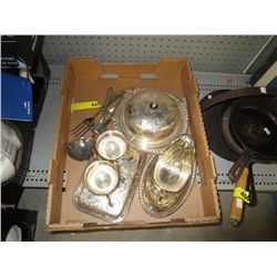 Tray of silver plate