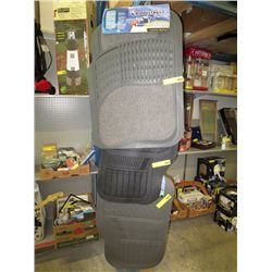 Grey car mat