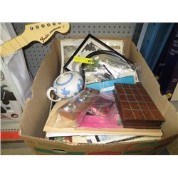 Box of vintage items