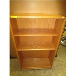 Wooden bookshelf 30" wide and 48" tall