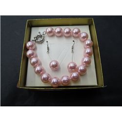 Earrings & bracelet set