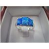 Image 2 : Fire opal ring, .925 sterling silver